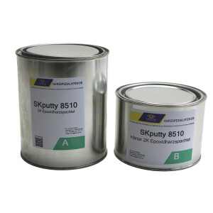 Epoxidharzkleber SKputty 8510 - Epoxidharzspachtel farblos für Fußbodenreparaturen