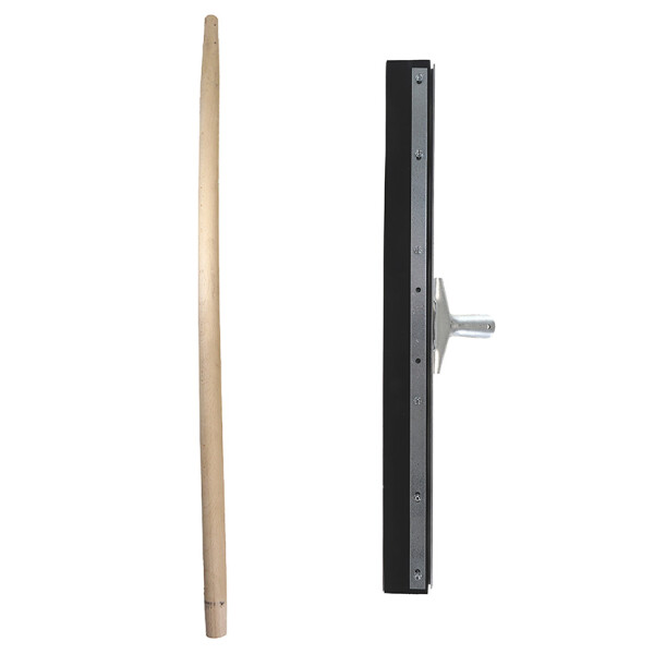 Abzieher mit Vollgummilippe inklusive Holzstiel