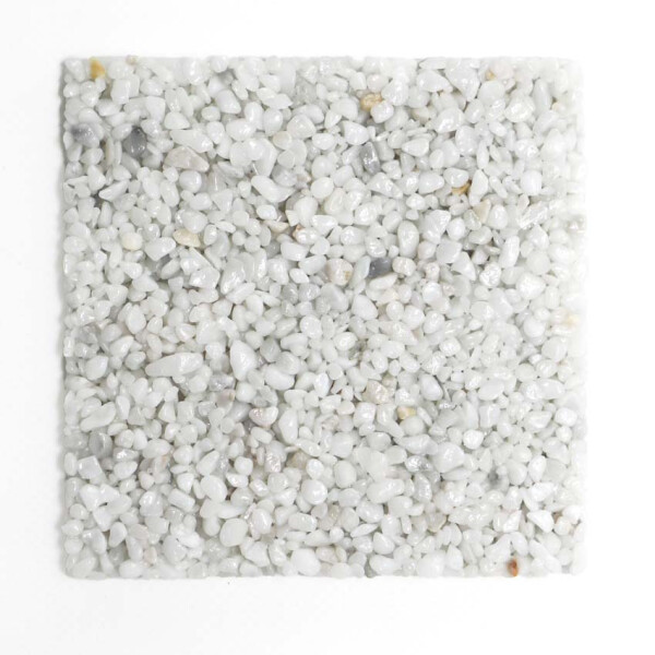 Steinteppich Marmorkiesel Bianco Carrara - White