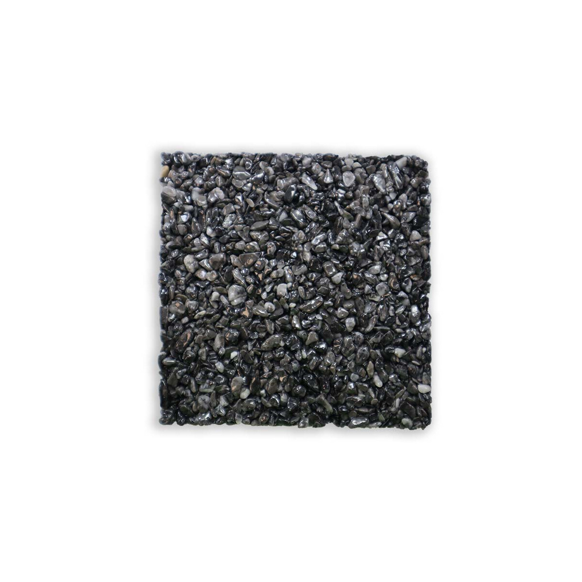 Steinteppich Marmorkiesel Grigio Carnico - Dark Grey - MUSTE