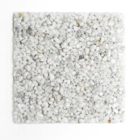 Steinteppich Marmorkiesel Bianco Carrara - White 25 kg