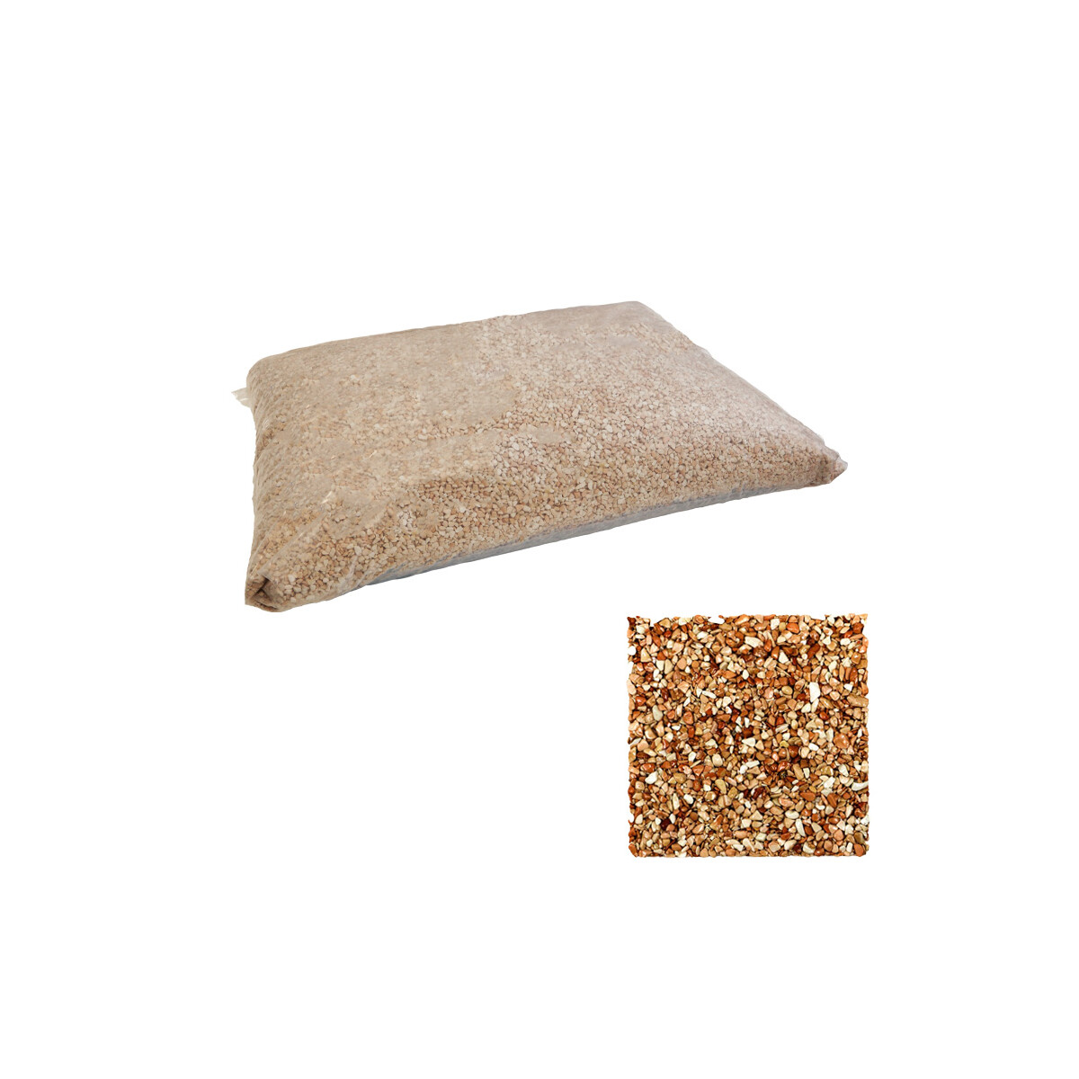 Steinteppich Marmorkiesel Rosso Corallo - Rosé 25 kg