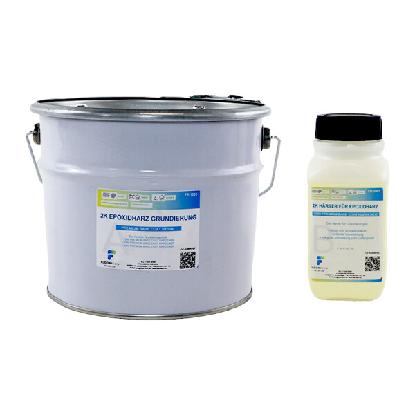 FLOORRESIN 1000 Premium Base Coat Resin System 1,5 kg (A 1 kg + B 500 g)