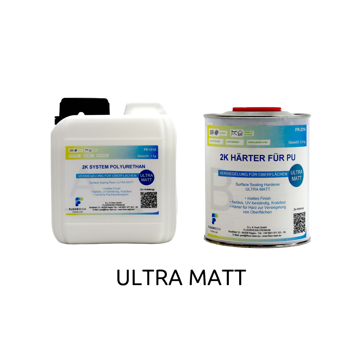 2K Versiegelung für Oberflächen ULTRA MATT