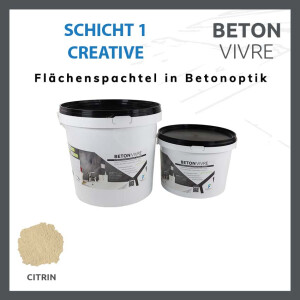 1K Flächenspachtel in Betonoptik - SCHICHT 1 - BETON...
