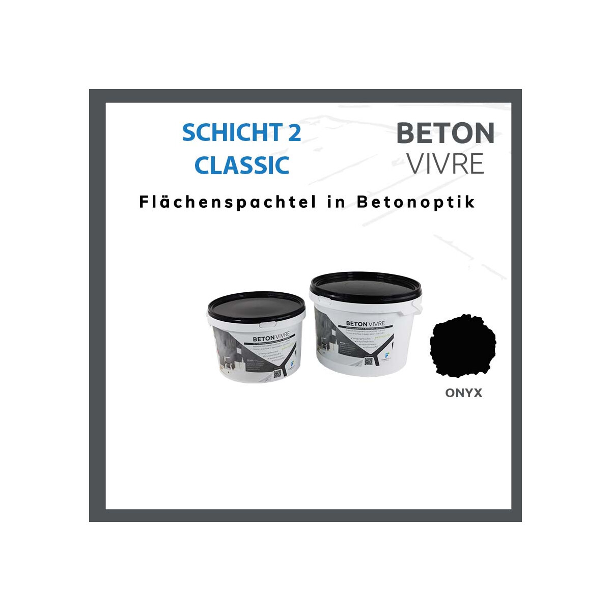 1K Flächenspachtel in Betonoptik -  box
