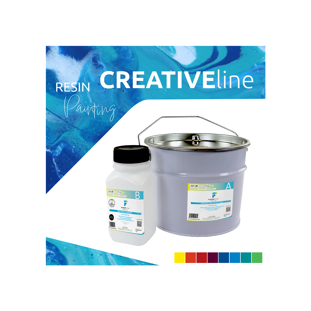 FLOORRESIN Premium Creative Art Resin System - CREATIVE LINE