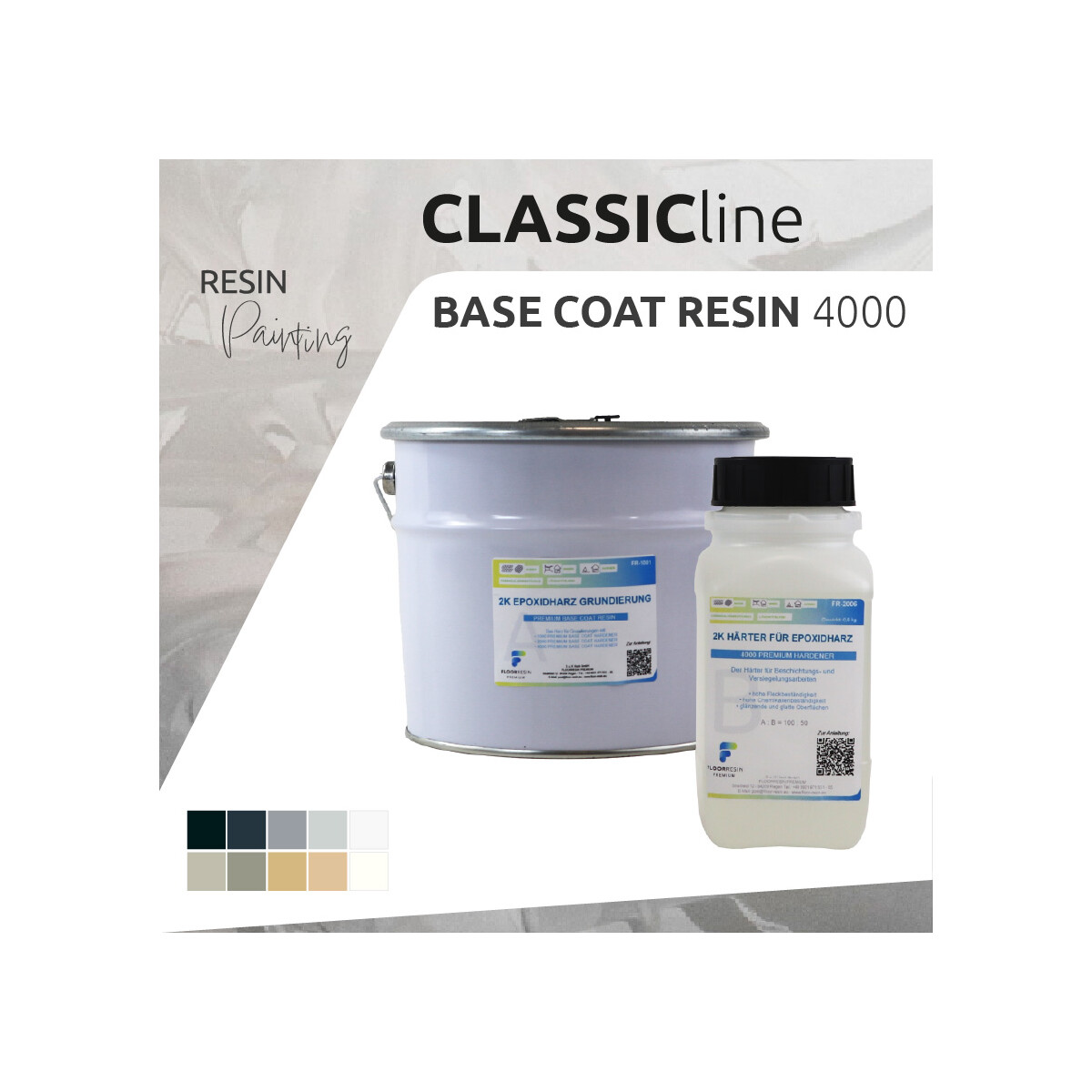 FLOORRESIN 4000 Premium Base Coat Resin System - CLASSIC LIN