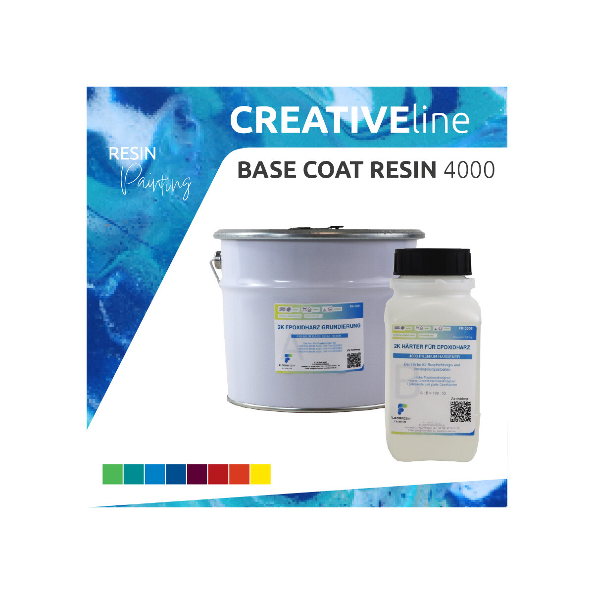 FLOORRESIN 4000 Premium Base Coat Resin System - CREATIVE LI