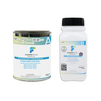 FLOORRESIN 4000 Premium Base Coat Resin System - CLASSIC LINE 800 g (A 550 g + B 250 g) Sandgelb ähnlich RAL 1002