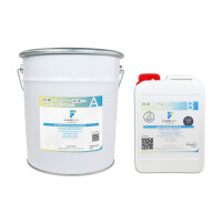 FLOORRESIN 4000 Premium Base Coat Resin System - CLASSIC LINE 4,8 kg (A 3,3 kg + B 1,5 kg) Lichtgrau ähnlich RAL 7035