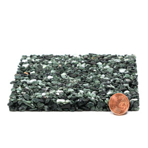 Steinteppich Marmorkiesel 4,0 - 8,0 mm Verde Alpi - Green Grey 25 kg