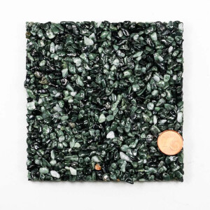 Steinteppich Marmorkiesel 4,0 - 8,0 mm Verde Alpi - Green Grey 25 kg