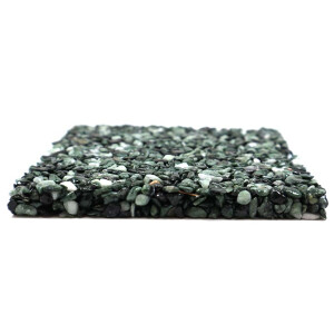 Steinteppich Marmorkiesel 4,0 - 8,0 mm Verde Alpi - Green Grey 25 kg
